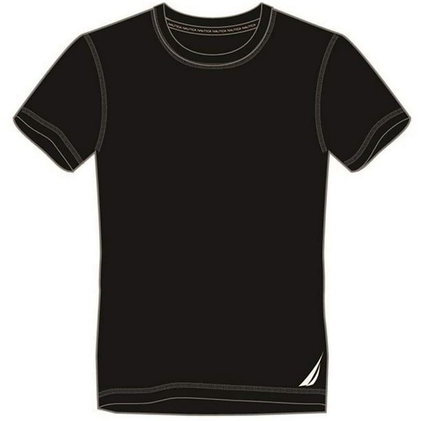 Cool Dry Fit Short Sleeve Compression Shirt Athletic Workout Active Sports T-Shirt Spandex Nautica Mens Base Layer Tee
